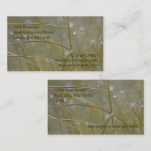 Visitekaartjes van de Dewy Grass Landscape of Gard (Voorkant / Achterkant)