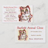 Visitekaartjes van de dierenarts/Cat Lover (Voorkant / Achterkant)
