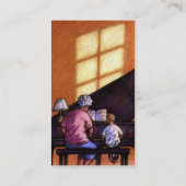 Visitekaartjes van de docent Muziekles (Achterkant)