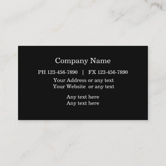 VISITEKAARTJES van de DUI Attorney (Achterkant)