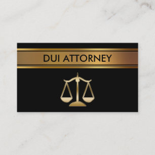 VISITEKAARTJES van de DUI Attorney