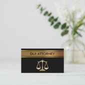 VISITEKAARTJES van de DUI Attorney (Staand voorkant)