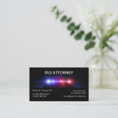 VISITEKAARTJES van de DUI Attorney (Staand voorkant)