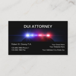 VISITEKAARTJES van de DUI Attorney