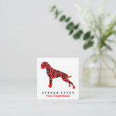 Visitekaartjes van de Duitse Boxer (Staand voorkant)