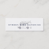 Visitekaartjes van de Food Truck Mini (Voorkant)
