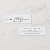 Visitekaartjes van de Food Truck Mini (Voorkant / Achterkant)