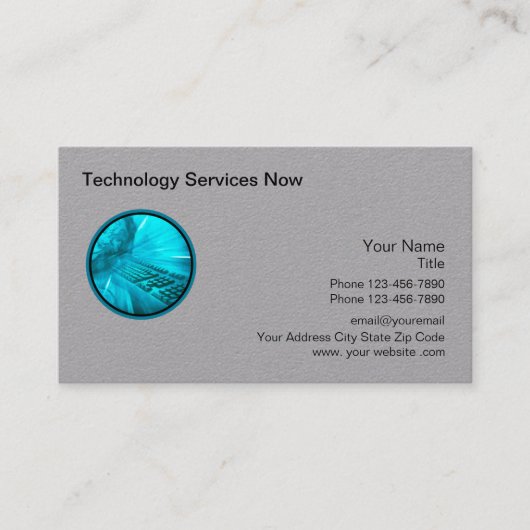 Visitekaartjes van de Grijze Kaart van de Technolo (Voorkant)