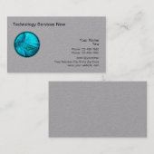 Visitekaartjes van de Grijze Kaart van de Technolo (Voorkant / Achterkant)