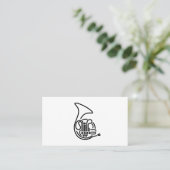 Visitekaartjes van de Hoorn van Frankrijk (Staand voorkant)