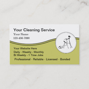 Visitekaartjes van de huisbewaarder