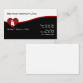 Visitekaartjes van de huisdierenverzorger (Voorkant / Achterkant)