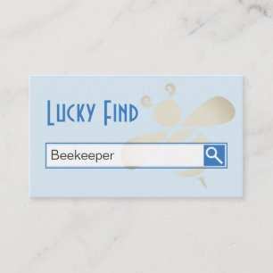 visitekaartjes van de imker "Lucky Find" ("Lucky F
