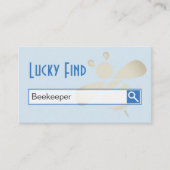 visitekaartjes van de imker "Lucky Find" ("Lucky F (Voorkant)