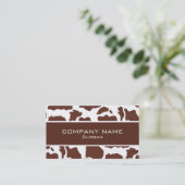 Visitekaartjes van de koeienhuid (Staand voorkant)