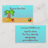 Visitekaartjes van de Kute Beach Scene (Voorkant / Achterkant)