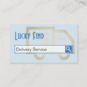 visitekaartjes van de Leveringsservice "Lucky Find (Voorkant)