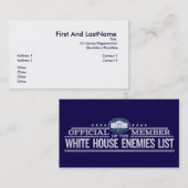 Visitekaartjes van de lijst van witte bloedlichaam (Voorkant / Achterkant)