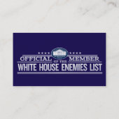 Visitekaartjes van de lijst van witte bloedlichaam (Achterkant)