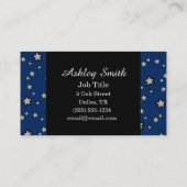 Visitekaartjes van de Night Sky Star (Achterkant)