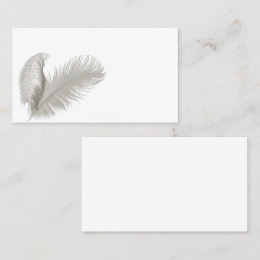 Visitekaartjes van de pen (Voorkant / Achterkant)