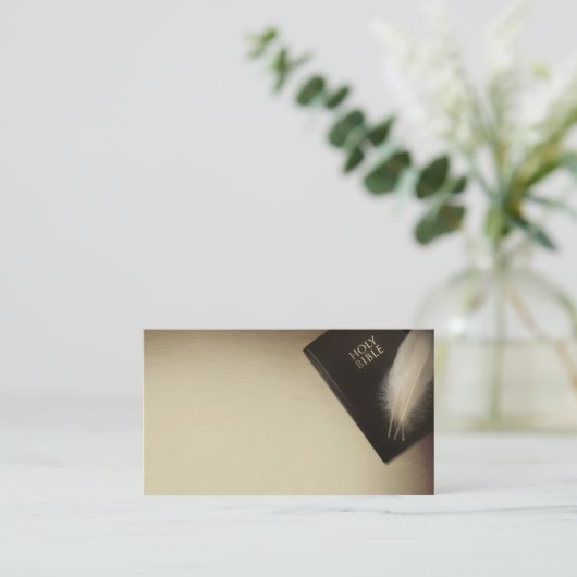 Visitekaartjes van de predikant van de kerk van de (Staand voorkant)