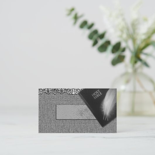 Visitekaartjes van de predikant van de kerk van de (Staand voorkant)