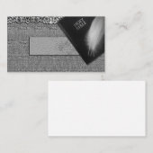 Visitekaartjes van de predikant van de kerk van de (Voorkant / Achterkant)