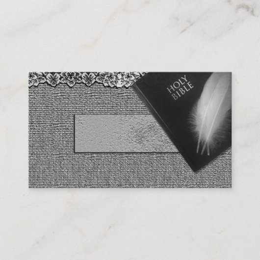 Visitekaartjes van de predikant van de kerk van de (Voorkant)