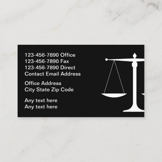 Visitekaartjes van de procureur-generaal van de ve (Achterkant)