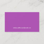 Visitekaartjes van de rode-komma-machine (Achterkant)