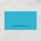 Visitekaartjes van de rode-komma-machine (Achterkant)