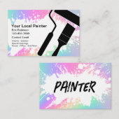 Visitekaartjes van de schilder van het koelhuis (Voorkant / Achterkant)