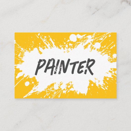 Visitekaartjes van de schilder van het koelhuis (Achterkant)