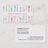 Visitekaartjes van de School voor het Koken van de (Voorkant / Achterkant)