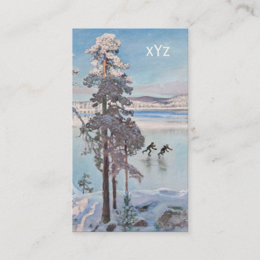 Visitekaartjes van de Skaters van Gallen-Kallela (Voorkant)