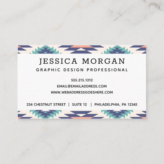 Visitekaartjes van de Southwestern Professional (Achterkant)