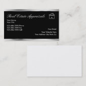 Visitekaartjes van de taxateurs van Luxury Real Es (Voorkant / Achterkant)