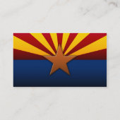 Visitekaartjes van de vlag van de staat Arizona (Achterkant)