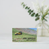 Visitekaartjes van de voorjaarscène van de gele Je (Staand voorkant)