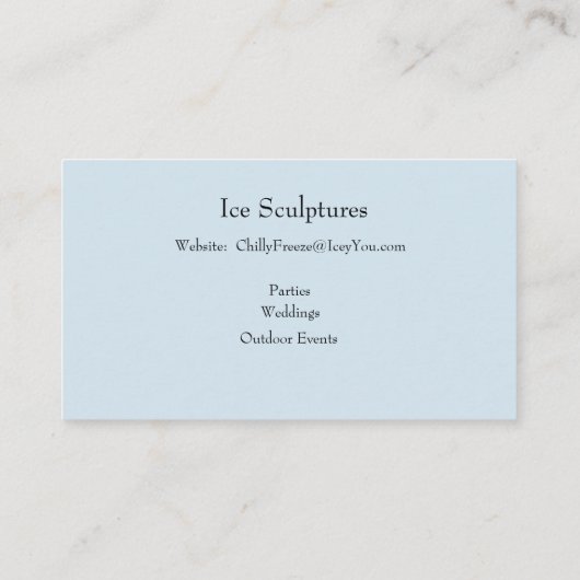 Visitekaartjes van de Wintersceen (Achterkant)