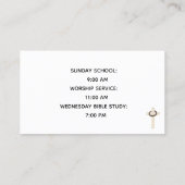 Visitekaartjes van de Witte Kruiskerk bidden (Achterkant)