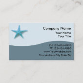 Visitekaartjes van de zeesterrenkust (Voorkant)