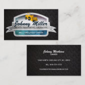 Visitekaartjes van de zware machinist (Voorkant / Achterkant)