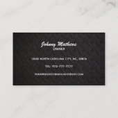 Visitekaartjes van de zware machinist (Achterkant)