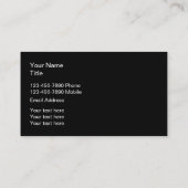 Visitekaartjes van een autoverzekeringsmakelaar (Achterkant)