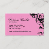 Visitekaartjes van Elegant Salon en Spa (Achterkant)