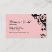 Visitekaartjes van Elegant Salon en Spa (Achterkant)