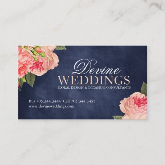 Visitekaartjes van Elegant Wedding Planner (Voorkant)