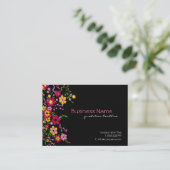 Visitekaartjes van flitsbloemen (Staand voorkant)